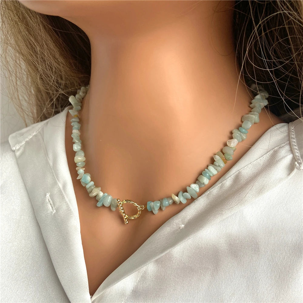 Bohemian Crystal Cascade Necklace