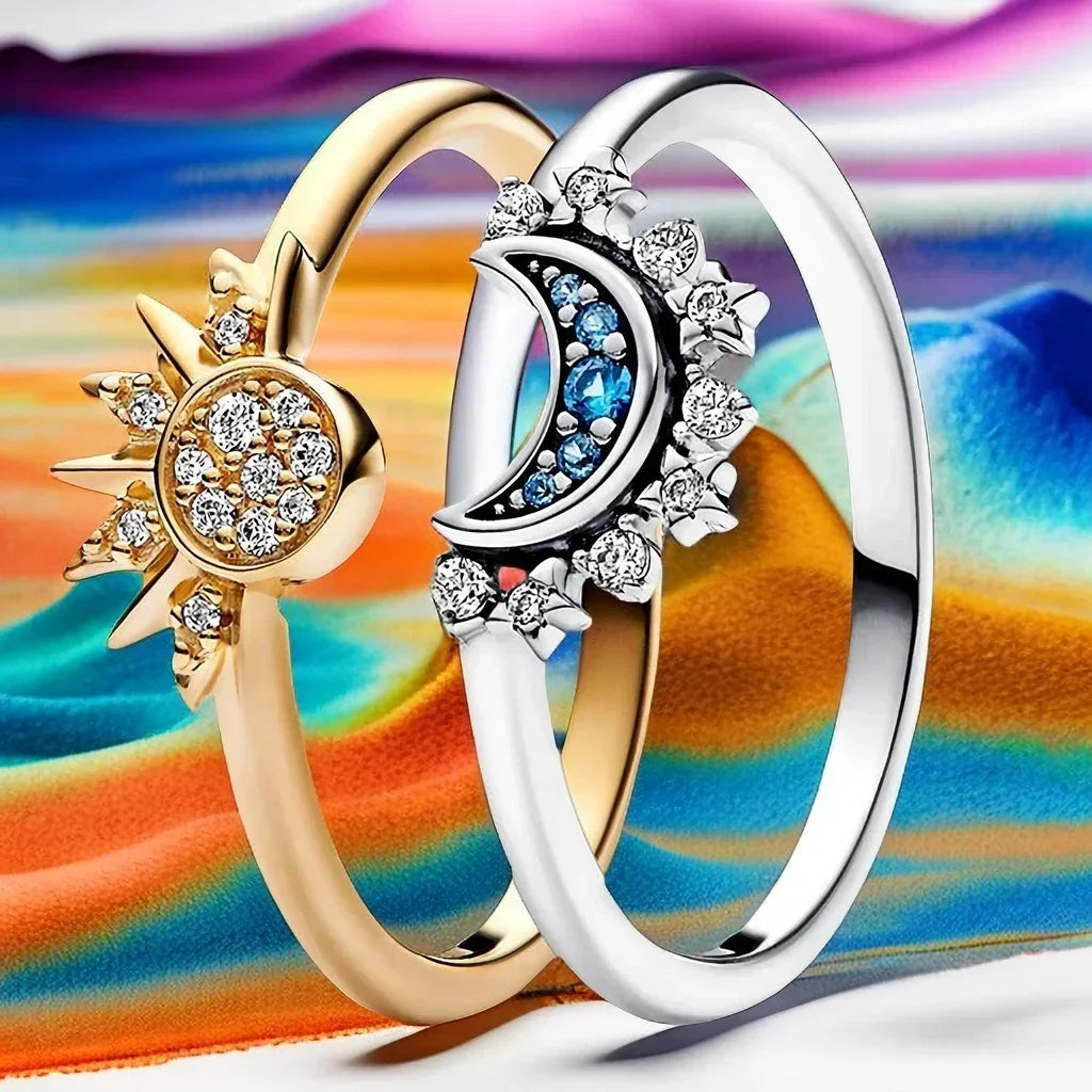 Celestial Harmony Stackable Rings